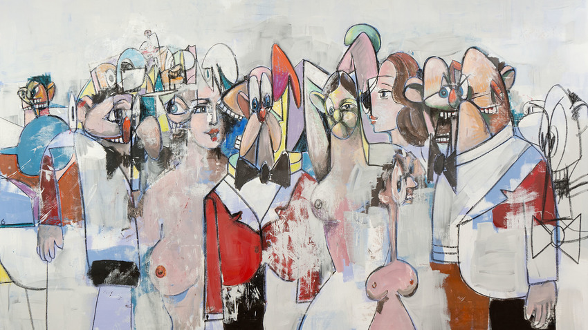 George Condo at Cycladic