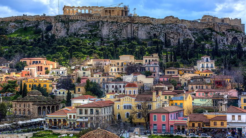 Καλοκαίρι στο ιστορικό κέντρο της Αθήνας
