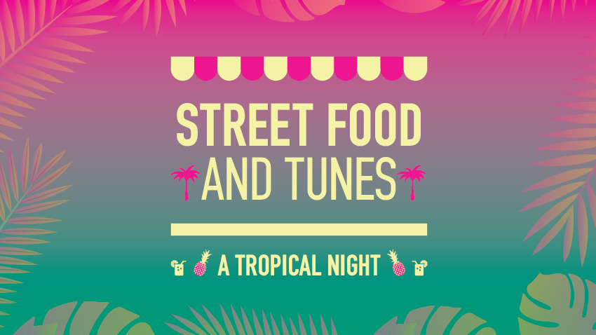 Street Food and Tunes: A Tropical Night