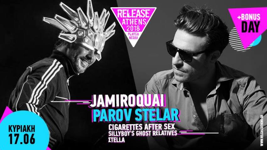 Release Athens 2018 :: Jamiroquai & Parov Stelar & more