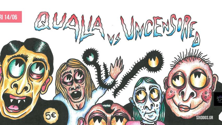 Qualia vs Uncensored Live at six d.o.g.s