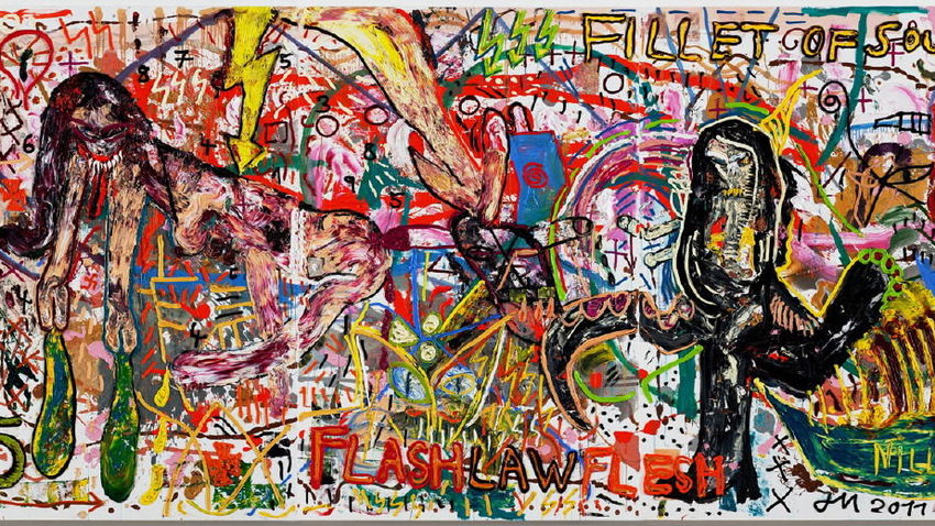 Ο Jonathan Meese στην Bernier-Eliades