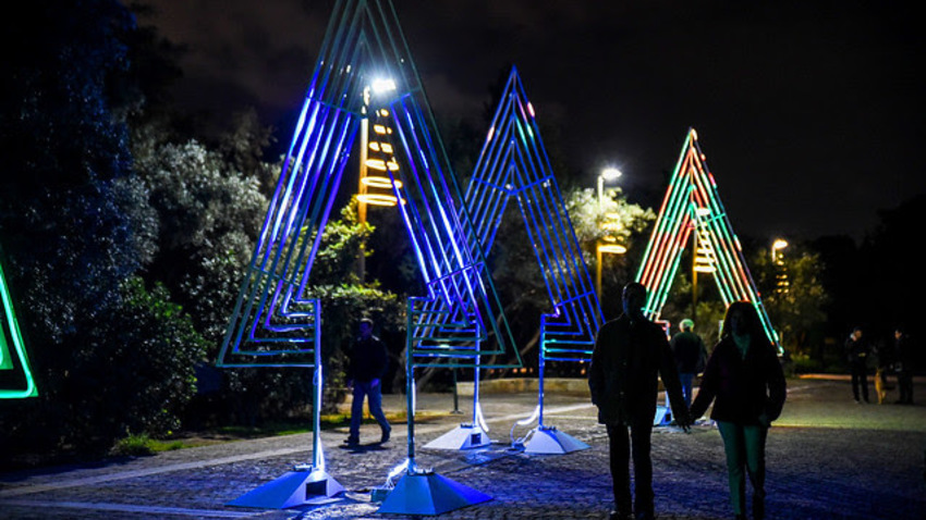 Christmas Light Festival στο κέντρο της Αθήνας από το ADAF!