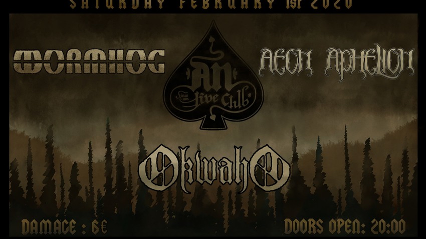 Okwaho, Aeon Aphelion & Wormhog Live | AN Club 