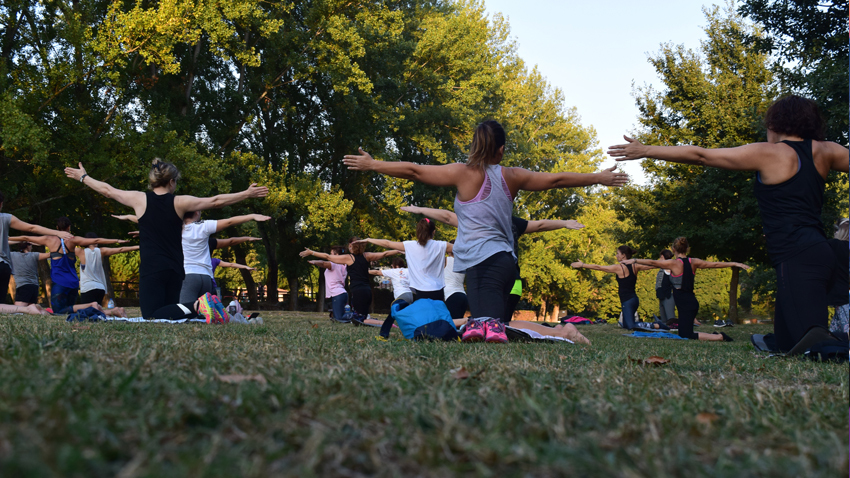 Πικ νικ και yoga στα Βασιλικά Κτήματα