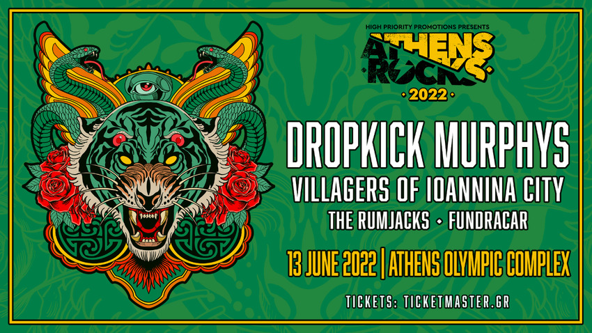 Dropkick Murphys/Villagers of Ioannina City/The Rumjacks/Fundracar στο AthensRocks!