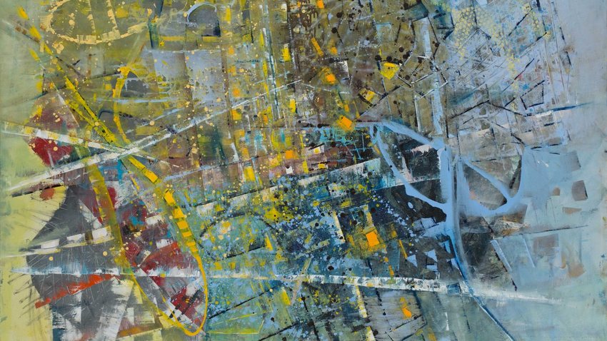 «Urban Aura» | Ζωγραφική της Κατερίνας Ριμπατσιού