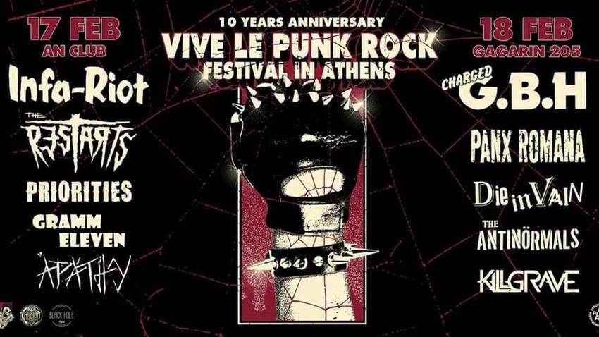 10 Χρόνια VIVE LE PUNK ROCK FESTIVAL IN ATHENS !