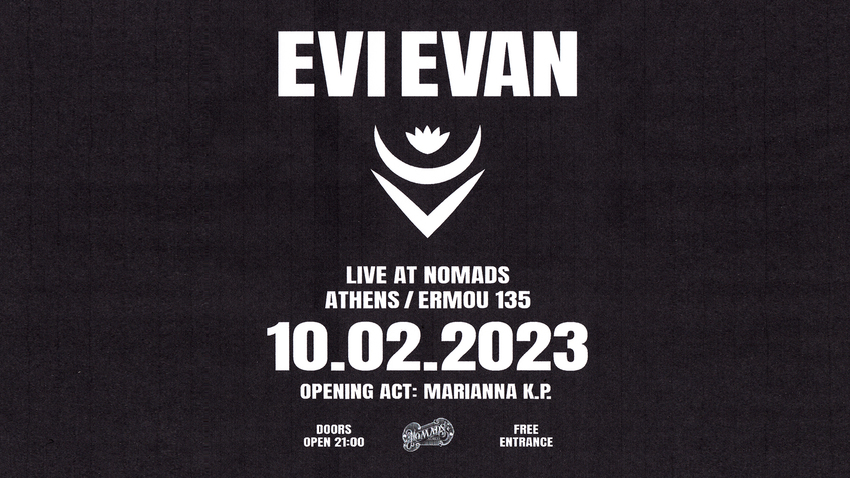 Evi Evan live / Opening act Marianna K.P.