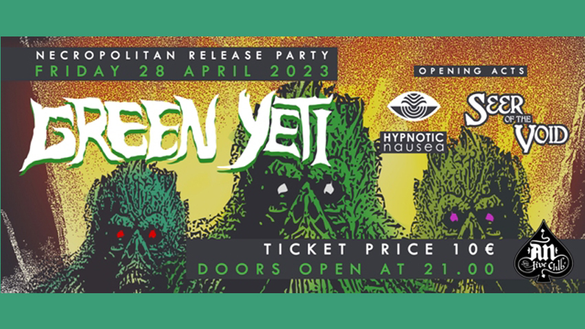 GREEN YETI «Necropolitan» | Release Live Show