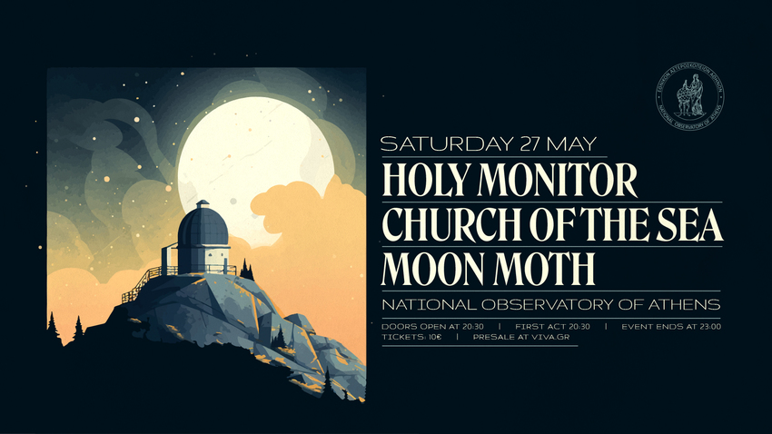 Holy Monitor, Church of the Sea, Moonmoth live
