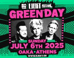 GREEN DAY για τα 20 χρόνια EJEKT FESTIVAL