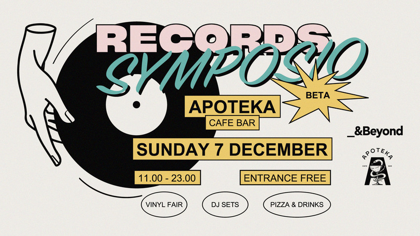 RECORDS SYMPOSIO Beta | Παζάρι βινυλίων · DJ Sets · Pizza & more