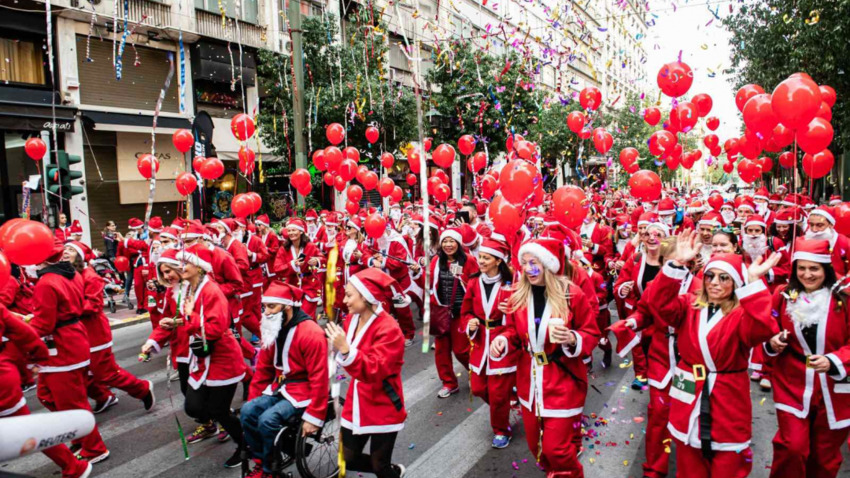Athens Santa Run 2025 
