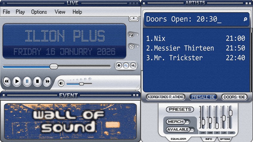 Nix // Messier Thirteen // Mr. Trickster| Wall of Sound 2026