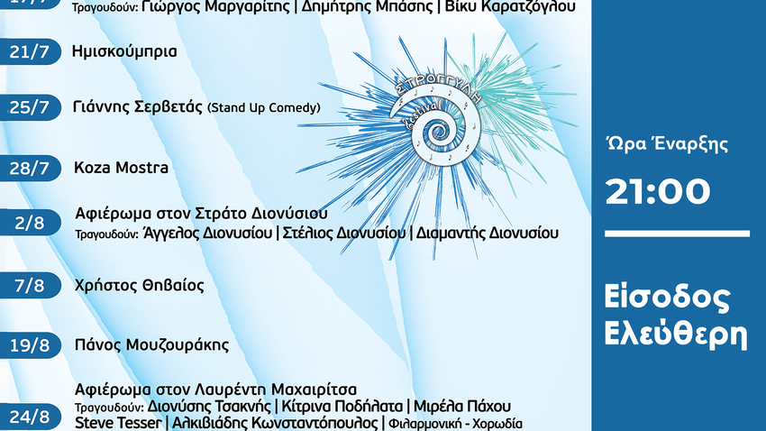 9o Φεστιβάλ Στρογγύλη στη Σαντορίνη 