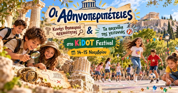 MomAndTheCity// Επιχείρηση Αθηνοπεριπέτειες στο KIDOT FESTIVAL